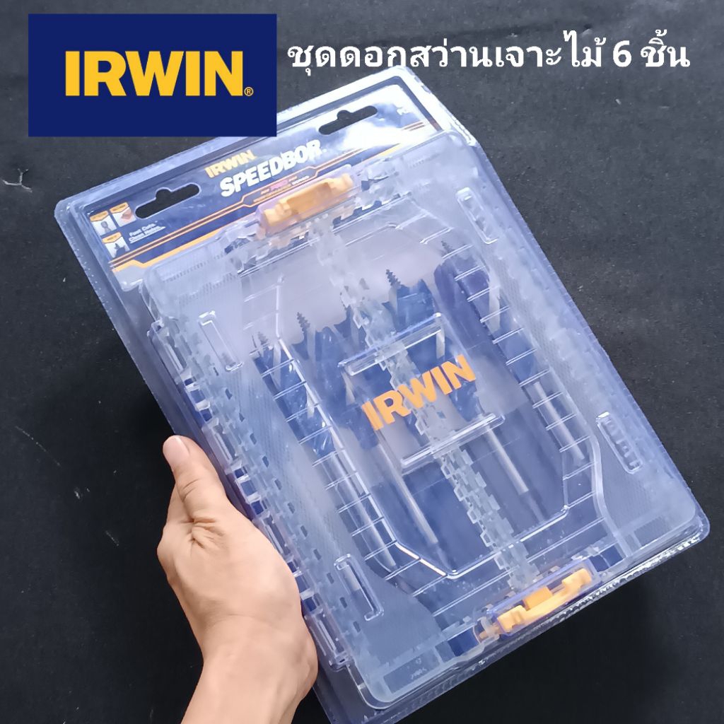 irwin IRWIN SPEEDBOR ชุดดอกสว่านเจาะไม้ 6 ชิ้น