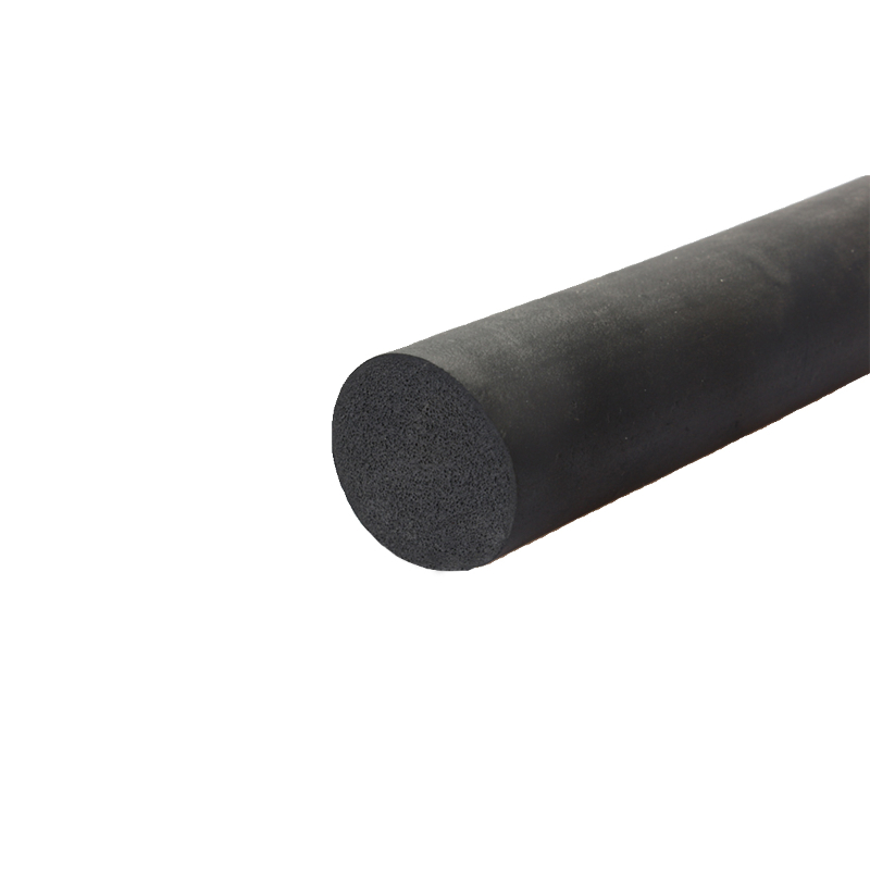 โฟม EPDM แบบแท่งกลม ฟองน้ำ แถบยางสีดำ แถบปิดผนึกเฟอร์นิเจอร์ตู้ไฟฟ้า