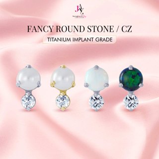 Piercingroom by Jay จิว/ต่างหูแป้นแบน สำหรับผิวแพ้ง่าย Fancy…