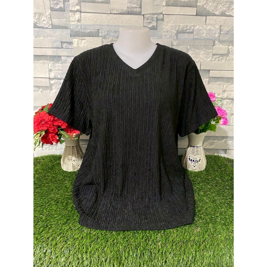 เสื้อยืด เสื้อผ้าผู้หญิง เสื้อผ้าผู้ใหญ่ ผ้าเปลือกไม้ รอบอก 44-50นิ้ว   รุ่น3002