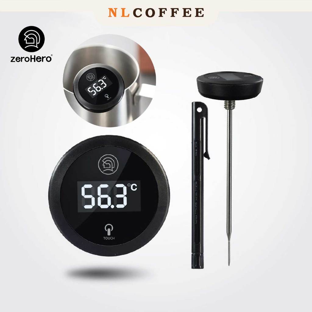 zeroHero เข็มวัดอุณหภูมิดิจิตอล เทอร์โมมิเตอร์สำหรับชงกาแฟ
