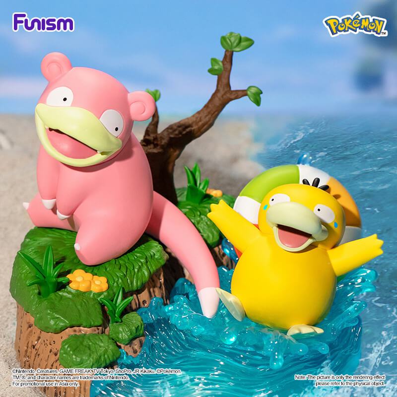 FUNISM PRIME FIGURE PSYDUCK AND SLOWPOKE