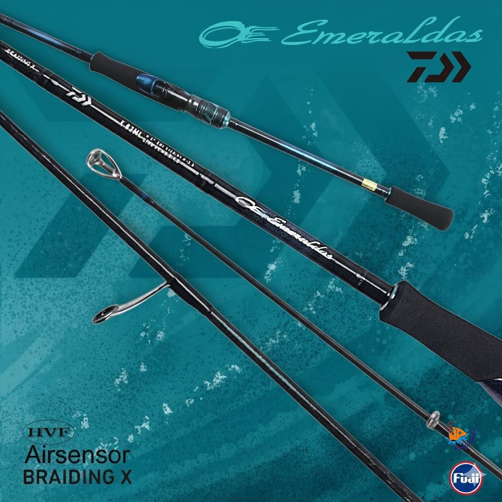 คันตกหมึก DAIWA EMERALDAS X ปี 2025 Eging Rod Series