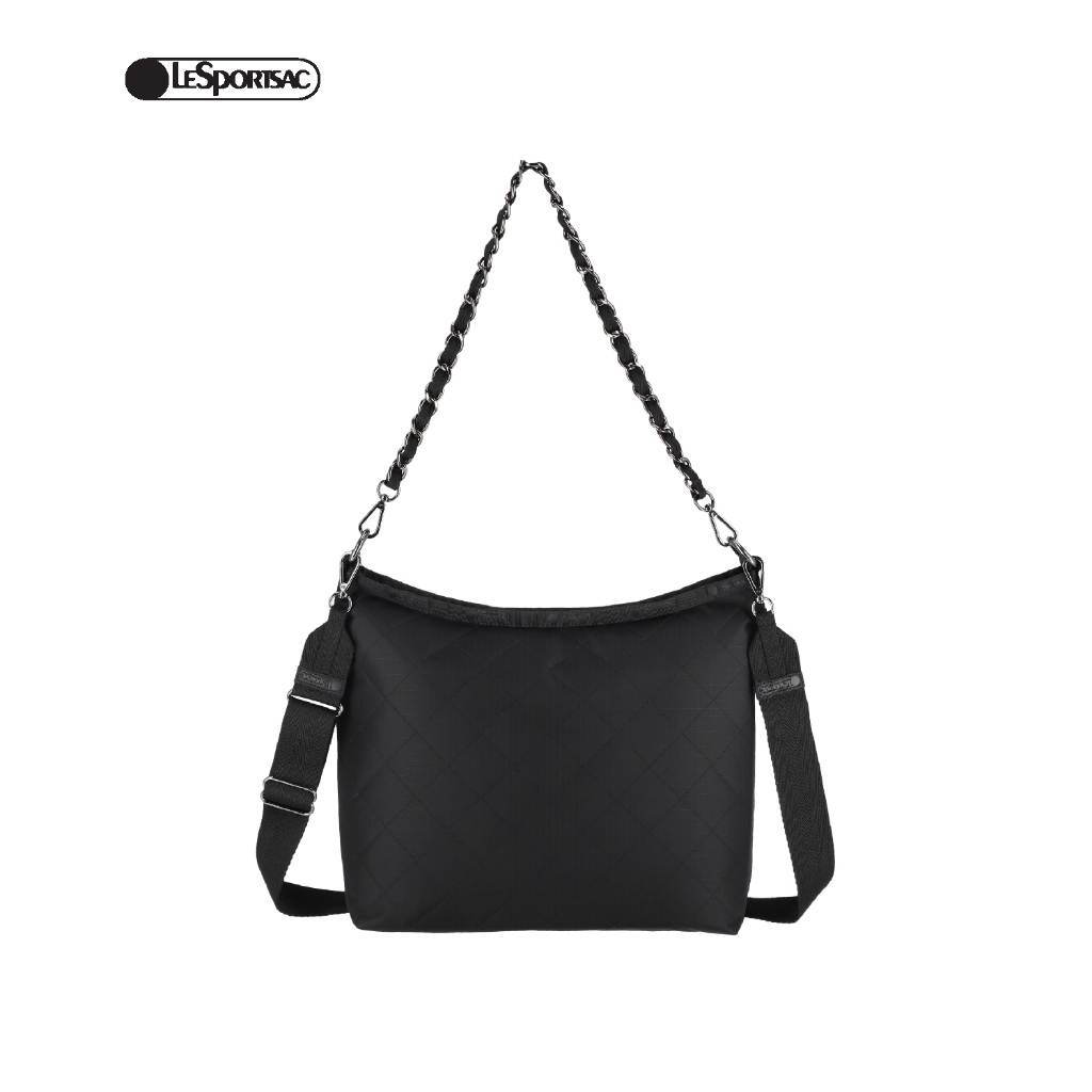 Lesportsac Chain Med Zip Shoulder กระเป๋าสะพายข้าง สะพายไหล่ ใบกลาง Style 2933