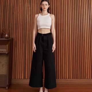 กางเกงยีนส์ขากระบอกใหญ่ รุ่นClaire’ly Pants (P88)