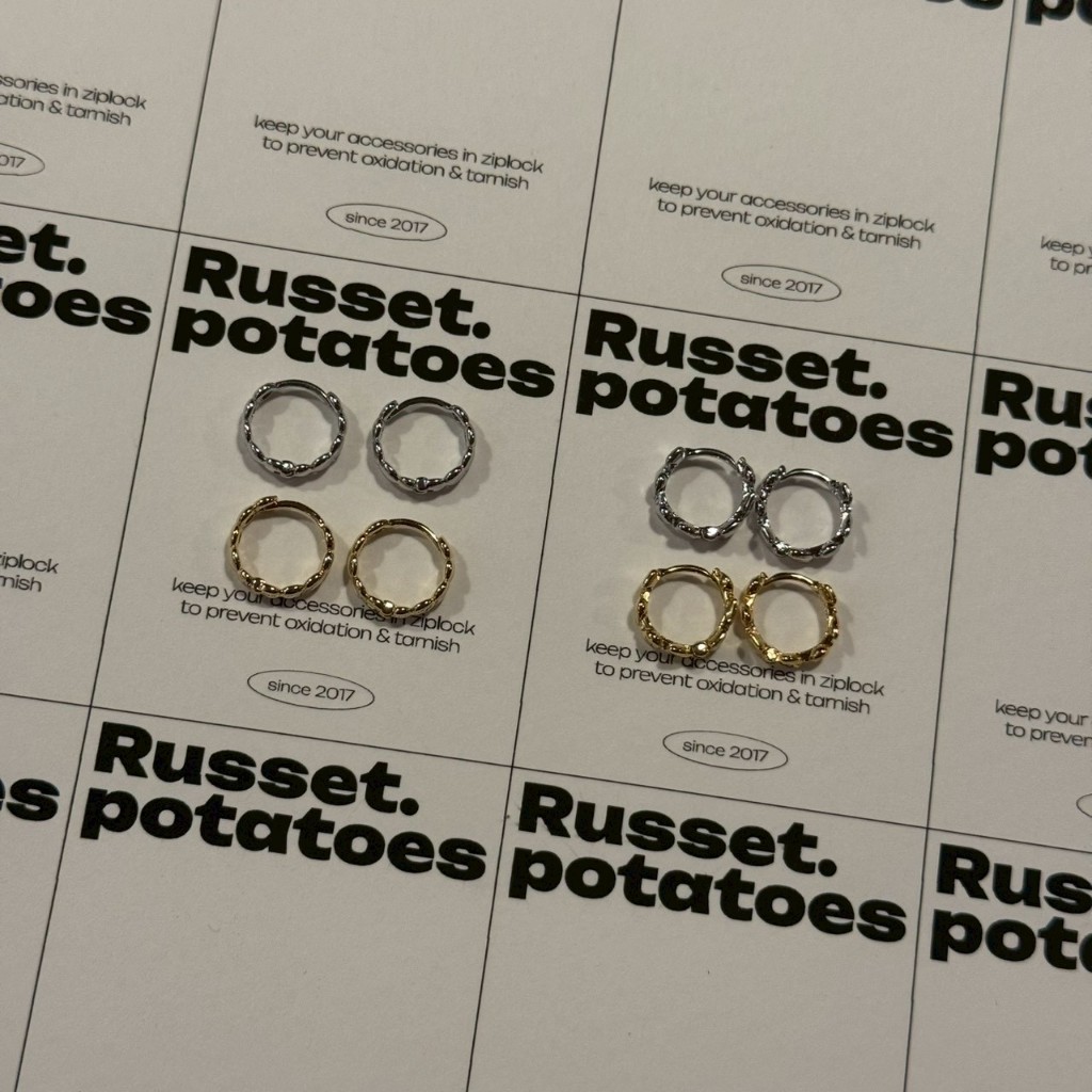 seoul collection ss25 mini hoops ต่างหูห่วง