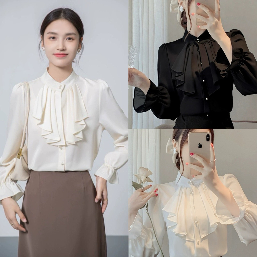 เสื้อทำงานสไตล์เกาหลี งานพรีเมี่ยม🍹