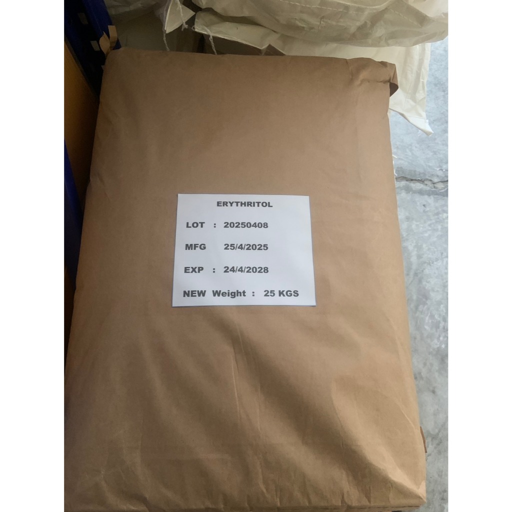 Erythritol เม็ดละเอียด ขนาด 25 กิโลกรัม