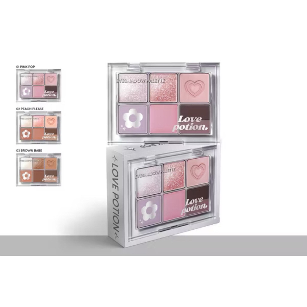 พาเลทตาเลิฟโพชัน เลิฟ โพชัน เกิร์ลส์ อายแชโดว์ พาเลตต์ LOVE POTION GIRLS EYESHADOW PALETTE
