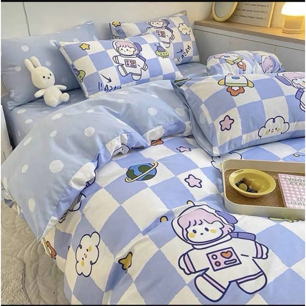 Sweetdream_by Nakin - ผ้าปูที่นอนลายอวกาศ✨ครบชุด 6 ชิ้น มีทุกขนาด พร้อมส่งทุกวัน🎆 thumbnail 5
