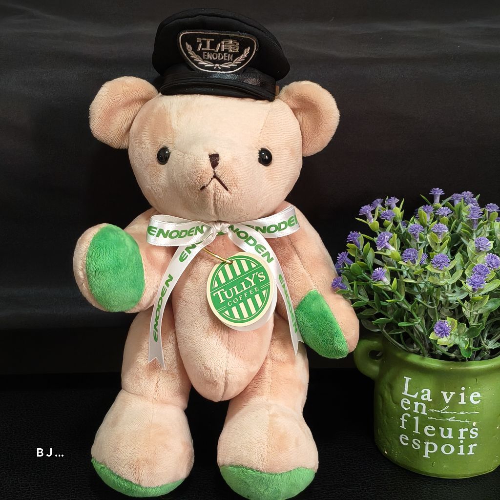 ตุ๊กตาหมี Tully's Bearful x Enoshima Electric Railway (Limited) แท้💯