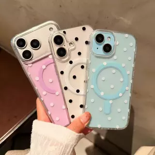 เคสชาร์จได้ รุ่น 17 17pro 17proMax ลายจุด i16 16proMax i15 15proMax 15plus 14plus i11 i13 13proMax i14 14proMax