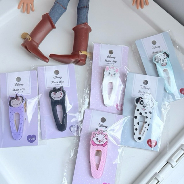 พร้อมส่ง🇯🇵 กิ๊บติดผม Disney Hair clip 101 Dalmatians| Marie Cat | Lucifer Cat
