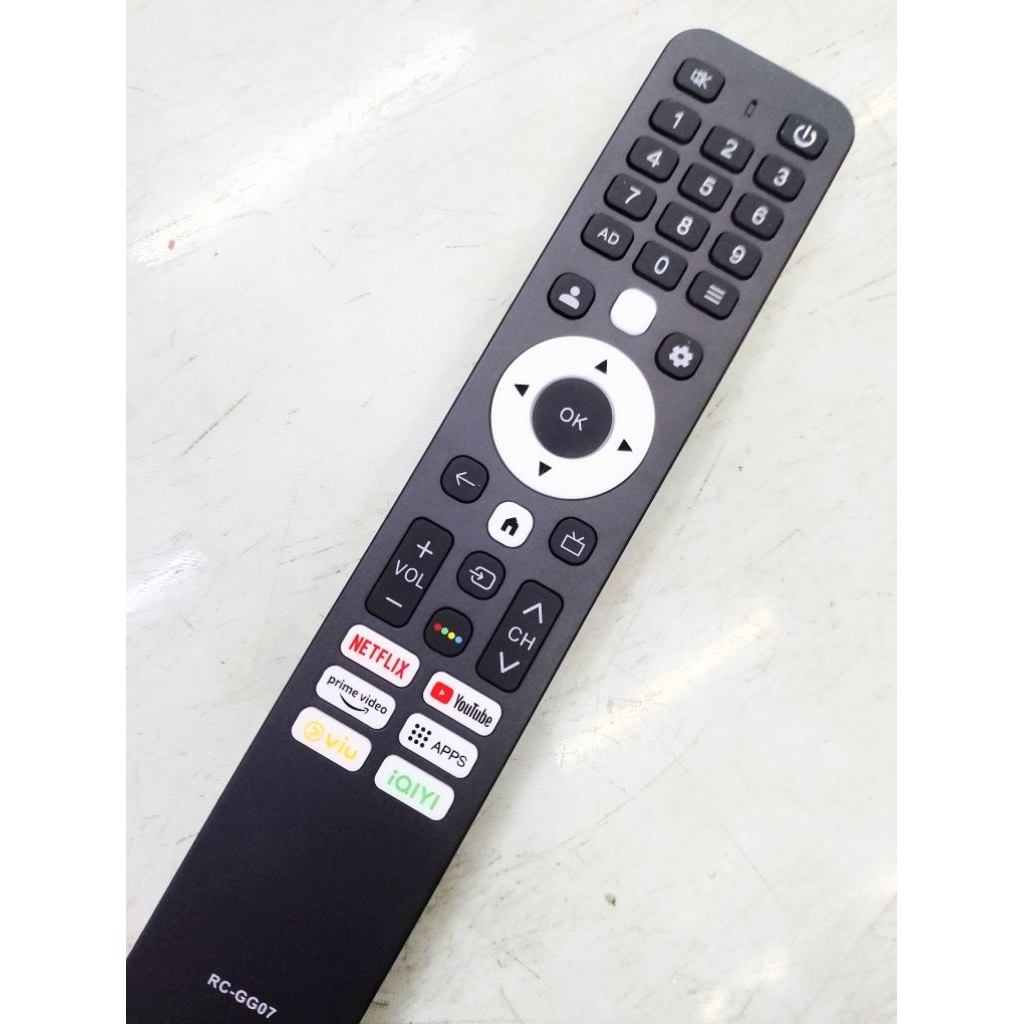 รีโมทใช้สำหรับ google TV AC..(ไม่มีคำสั่งเสียง)ใช้ได้กับรุ่น32HS700AN,43HS700AN,43HS701AN,55US700AN,