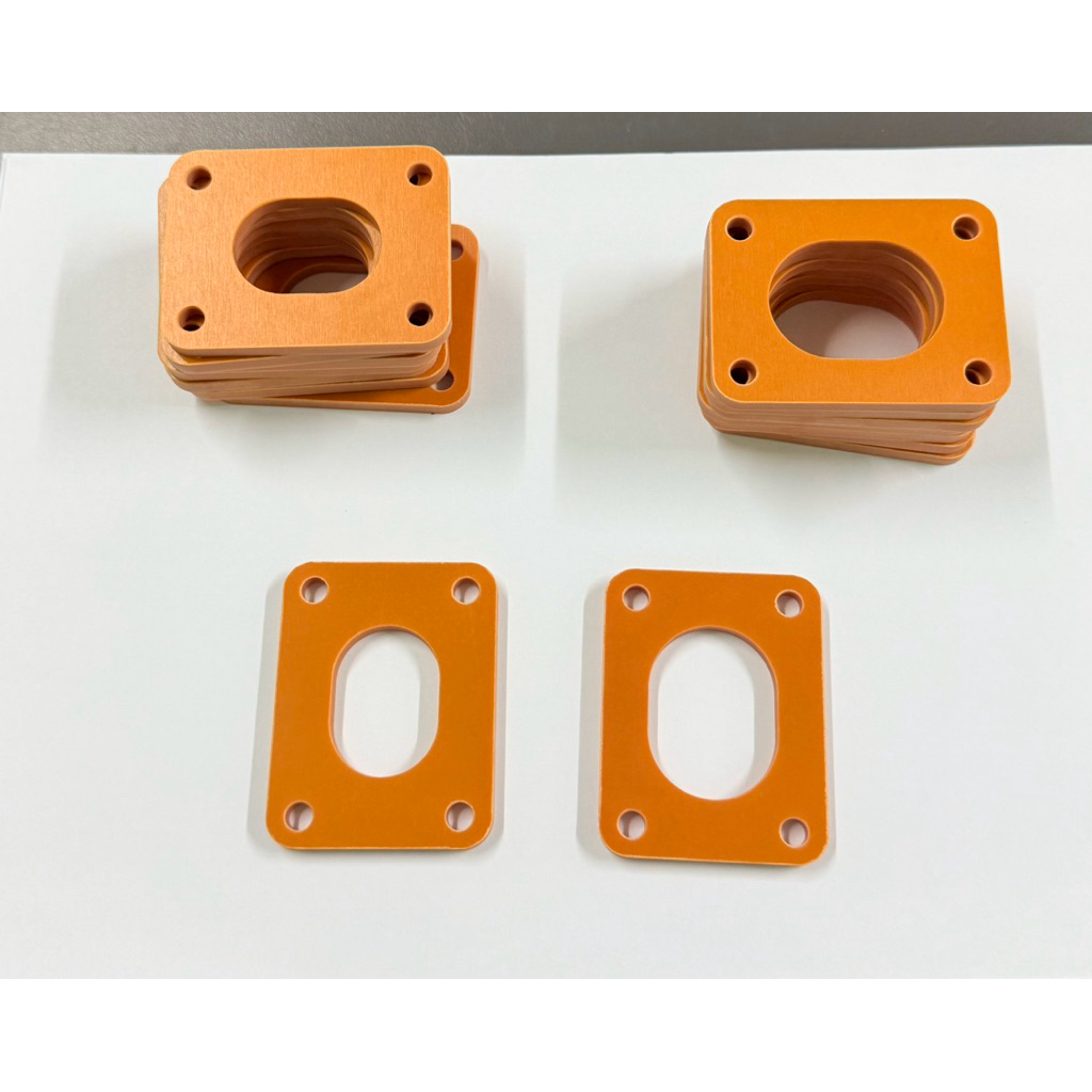 แผ่นรองคอหลีด ฝา EXCITER - LEO แผ่นกันความร้อน BAKELITE ความหนา 5 มิล - รูปที่ 4