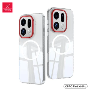 Xundd Clear Case สำหรับ Oppo Find X9S X8 Pro Ultra Oppo Find X9 Pro เคสพีซีบางเฉียบป้องกันสีเหลืองและป้องกันรอยขีดข่วน
