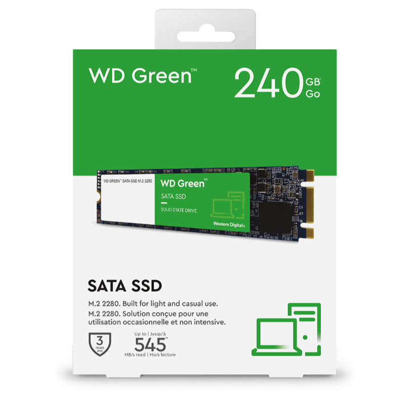 240 GB SSD M.2 SATA WD GREEN (WDS240G3G0B)