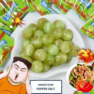 Green Mango มะม่วงพริกเกลือ ลูกอมมะม่วงพริกเกลือ 50-100 ชิ้น เผ็ดซาบซ่าน ด้านในสอดไส้พริก รสชาติลงตัว ลองเลย