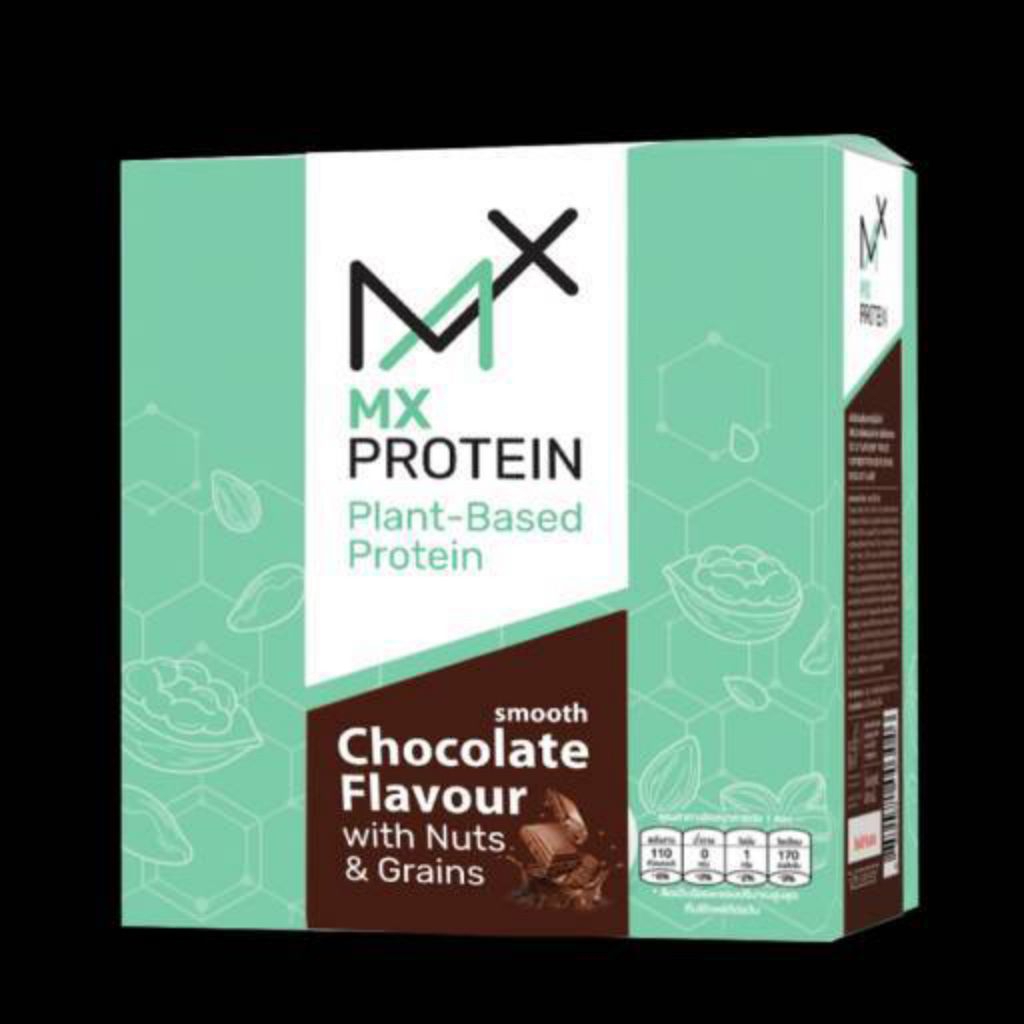 MX PROTEIN  เอ็มเอ็กซ์ มัลติ-แพลนท์ โปรตีน สมูท ช็อกโกแลต