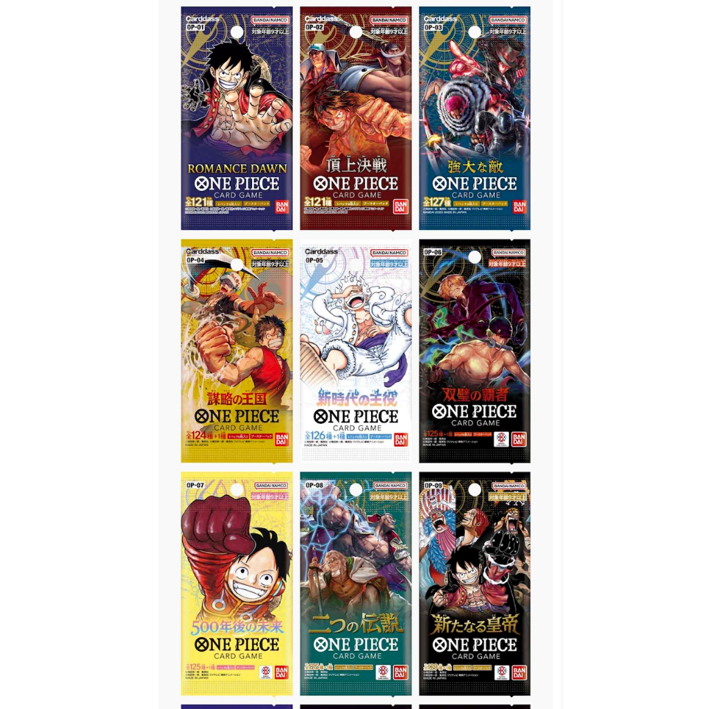 Bandai One Piece Card Game Booster Pack (ยก Box)(OP01/OP02/OP03/OP04/OP05/OP06/OP07/OP08/OP09/OP10/O