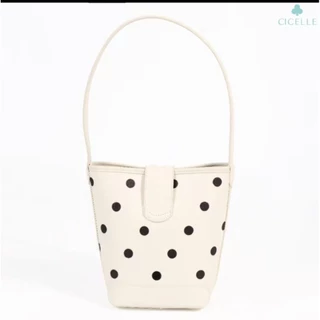 Polka Dots Bucket Bag กระเป๋า แบรนด์ CICELLE (ซีเซล) 1679