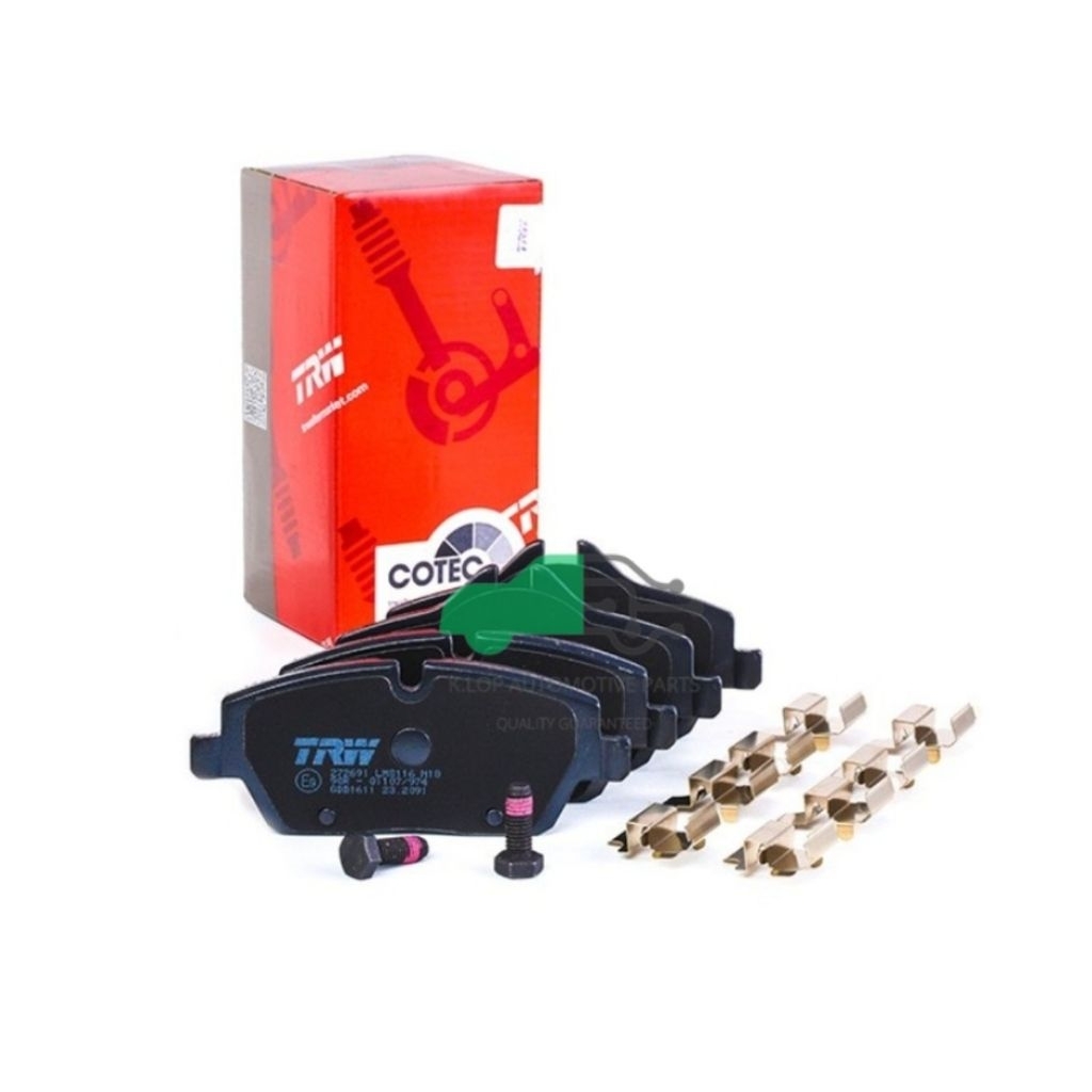 (TRW) ผ้าเบรค (COTEC) BMW (E87) 116i,118i, 120i , 116d, 118d / 1.6L, 2.0L 04-11