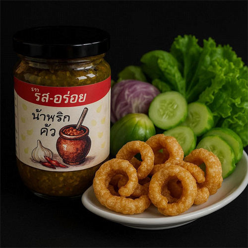(ส่งฟรี) น้ำพริกย่างเตาถ่าน คั่วน้ำมันหอมๆ (อร่อยไม่ต้องปรุงเพิ่ม ) ทำสดใหม่วันต่อวัน ไม่ใส่สารกันบูด ไม่แต่งสีกลิ่น