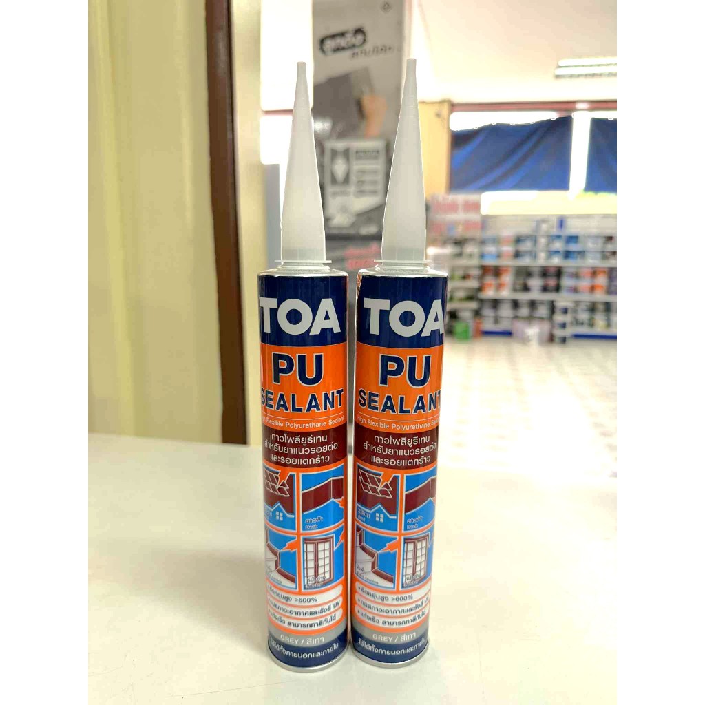 ทีโอเอ โพลียูริเทน ซีลแลนท์ TOA PU Sealant อุดรอยแตก ยืนหยุ่นตัวสูง ขนาด 310 มล.