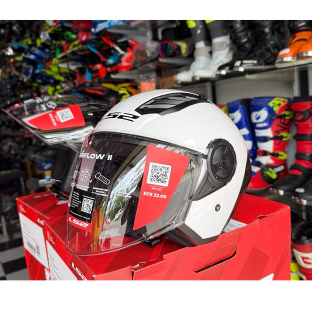 หมวกกันน็อคเปิดหน้า LS2 OF616 AIRFLOW II บูทูธในตัว