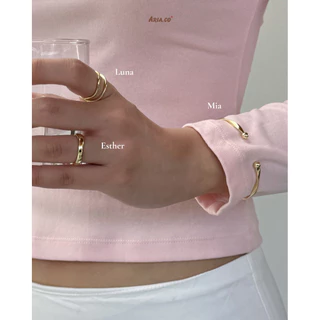 Esther Ring (Silver/Gold) | Aria.co