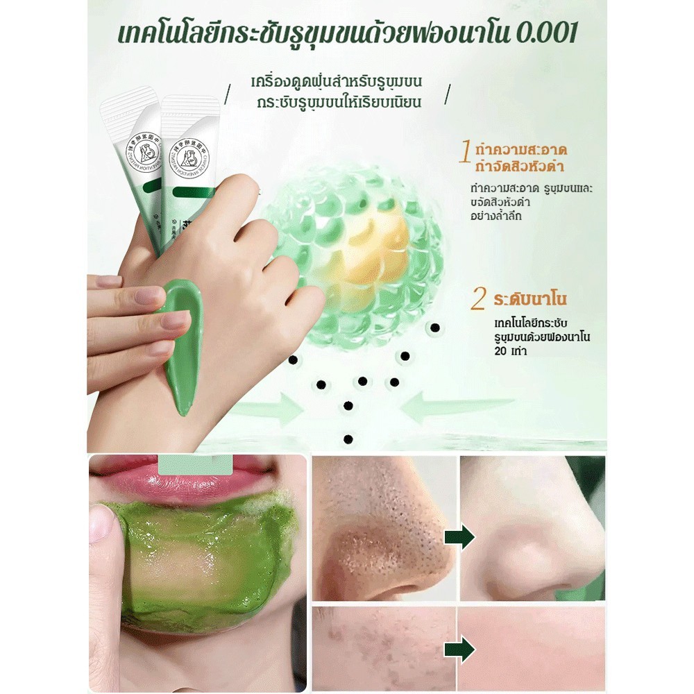 มาร์คหน้า ฟอกผิวหมองคล้ำ ให้ผิวเรียบเนียน พลิกผิวสวยในกล่องเดียว🔥1แถม1🔥12ซอง/กล่อง - รูปที่ 2