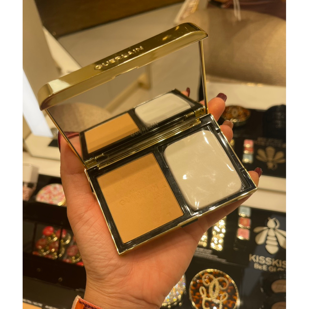 แป้งผสมรองพื้น🐝 Guerlain Parure Gold Skin Control High Perfection Matte Compact Foundation.