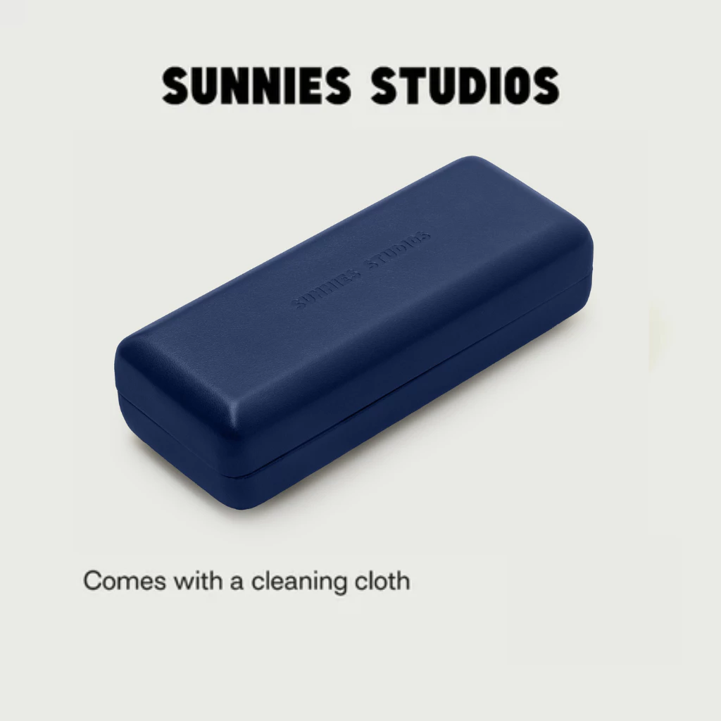 Sunnies Studios Hard Case + Cloth (กล่องแว่น มาพร้อมผ้าเช็ดเลนส์)