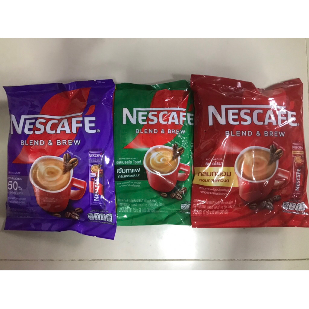 NESCAFE เนสกาแฟ กาแฟปรุงสำเร็จ 20 ซอง/18ซ.