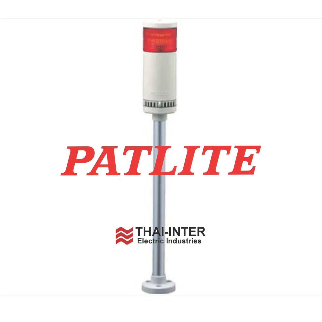 LME-102FBL-R" PATLITE" LED SIGNAL TOWER LIGHT FLASH//BUZZER 24Vac/dc 60mm