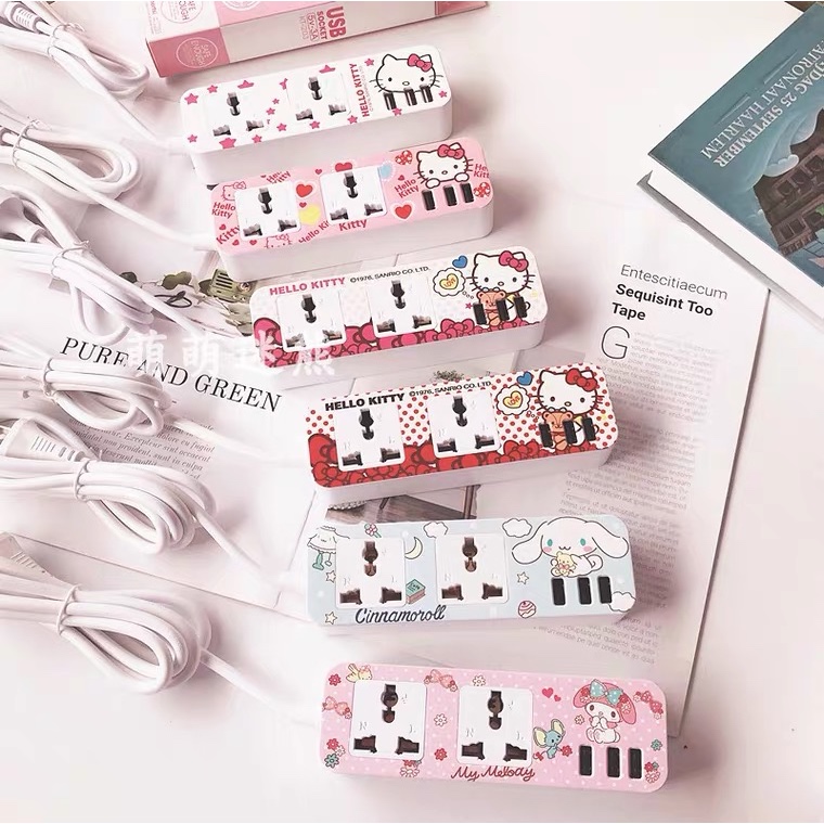 【FuHua Shop】พร้อมส่งจากไทย🎀แท่นชาร์จMy Melodyลายการ์ตูนน่ารัก🩷ช่องใช้งาน3ช่อง+USB3Aชาร์จมือถือ/แท็เล็ตปลอดภัย💗คุณภาพดี🔥