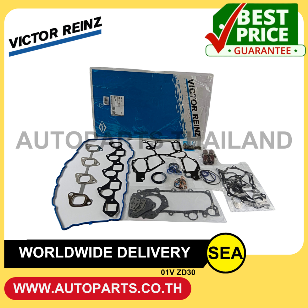VICTOR REINZ ปะเก็นชุดใหญ่ ZD30DD-Ti D22T, FRONTIER 3.0 16V / NISSAN (1 ชุด)