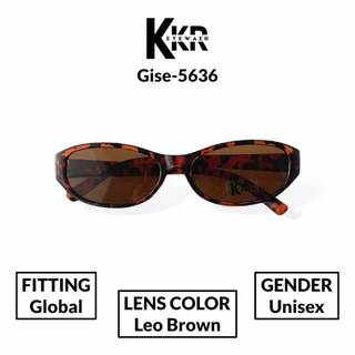 KKR EYEWEAR | เลนส์กันแดด&กรองแสงสีฟ้า ค่าสายตาปกติสำเร็จรูป ค่าสายตาสั้น/ยาวเลนส์ตัดใหม่ไม่เปลี่ยนสี Gise-KDKS5636