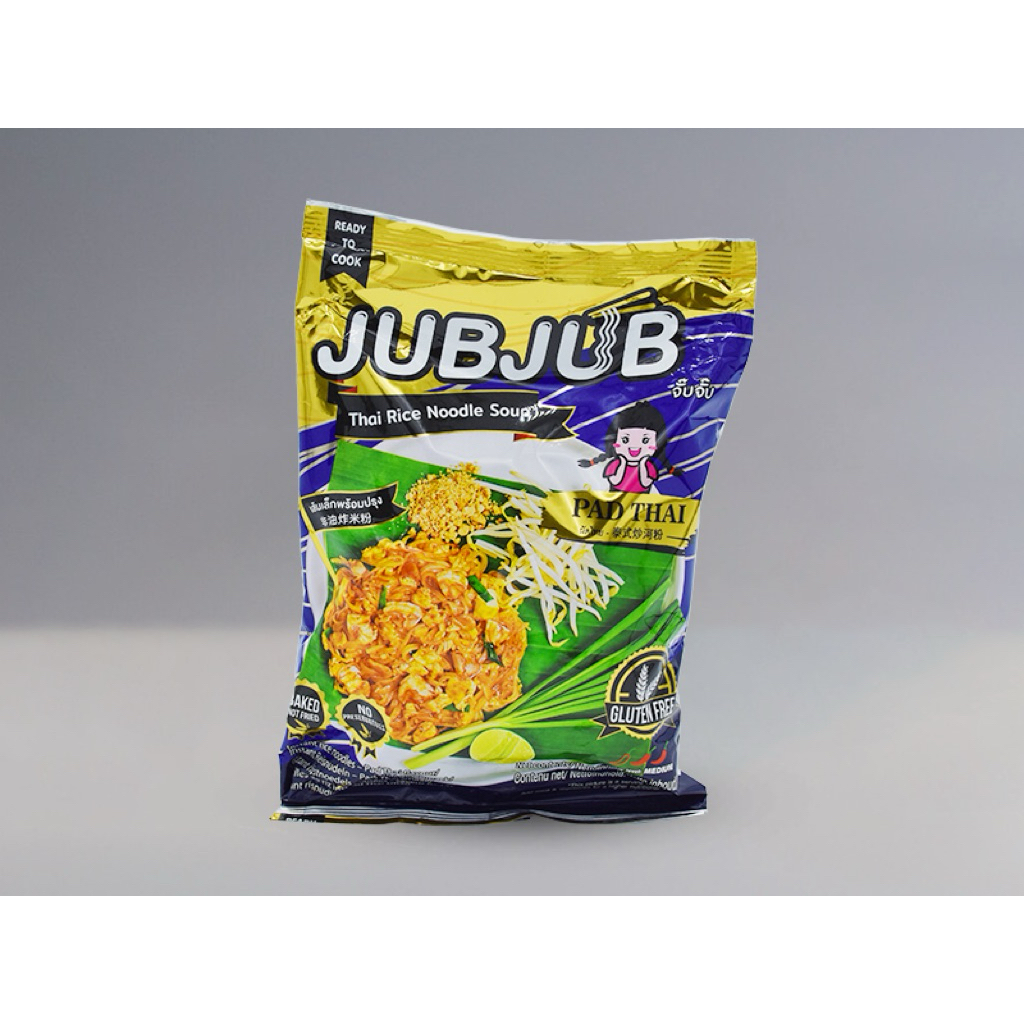 East jubjub Thai rice noodle soup 70g. จั๊บจั๊บเส้นเล็ก รสผัดไทย กลูเต้นฟรี