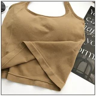 💥TOPLIST💥(F1071)⭐ เสื้อครอปคล้องคอ สายฝอ ผ้ายืดเข้ารูป ลุคแซ่บ