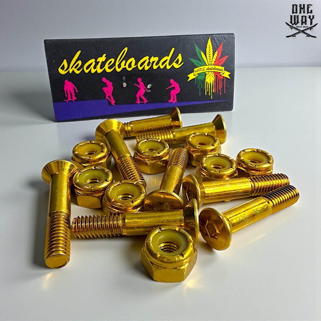 Maple Hardware Skateboard | ชุดน็อตยึดทรัคสเก็ตบอร์ดเมเปิ้ล ราคา ถูกที่สุด ดีลบีเคเค แกลเลอรีภาพที่ 7