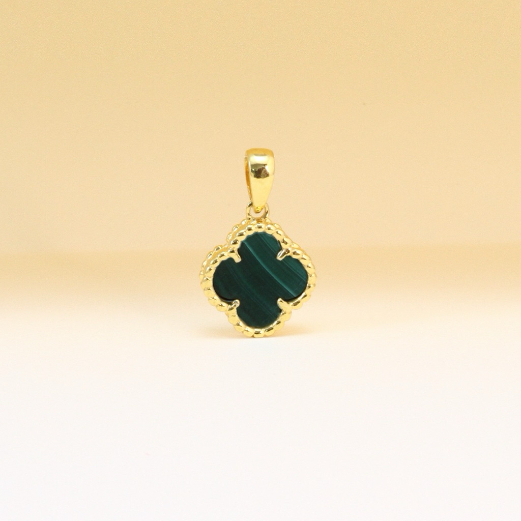 จี้หินแท้van cleef ทอง9k