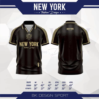 เสื้อกีฬาพิมพ์ลายNewYorkคอปก ดูดีมีสไตล์สุดๆ สวมใส่ได้ทั้งผู้ชาย ผู้หญิง ผ้านิ่มใส่สบายสุดๆ (NY151168)