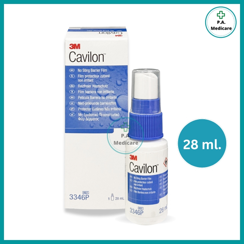 3M Cavilon No Sting Barrier Film 28 ml. สเปรย์ฟิล์มเคลือบผิว ช่วยปกป้องผิว เด็กและผู้ใหญ่ใช้ได้