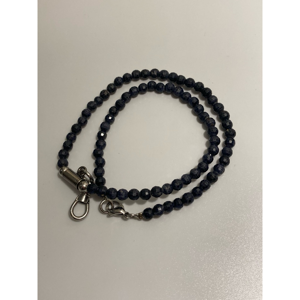 สร้อยคอ ไพลินธรรมชาติแท้ (Blue Sapphire) พร้อมส่ง