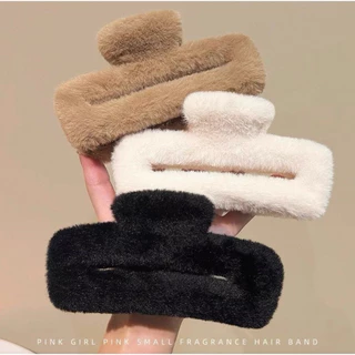กิ๊บหนีบผม รุ่นขนเฟอร์ กิ๊บหนีบผมเกาหลี ขนาด14CM. รหัสY43