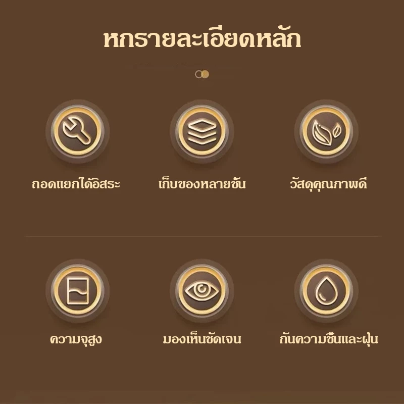 【Big tree】จัดระเบียบความสวย! ชั้นวางเครื่องสำอางค์ 2/3/4 ชั้น กล่องเก็บสกินแคร์ กันฝุ่น วัสดุPP แข็งแรง เก็บเป็นระเบียบ thumbnail 3