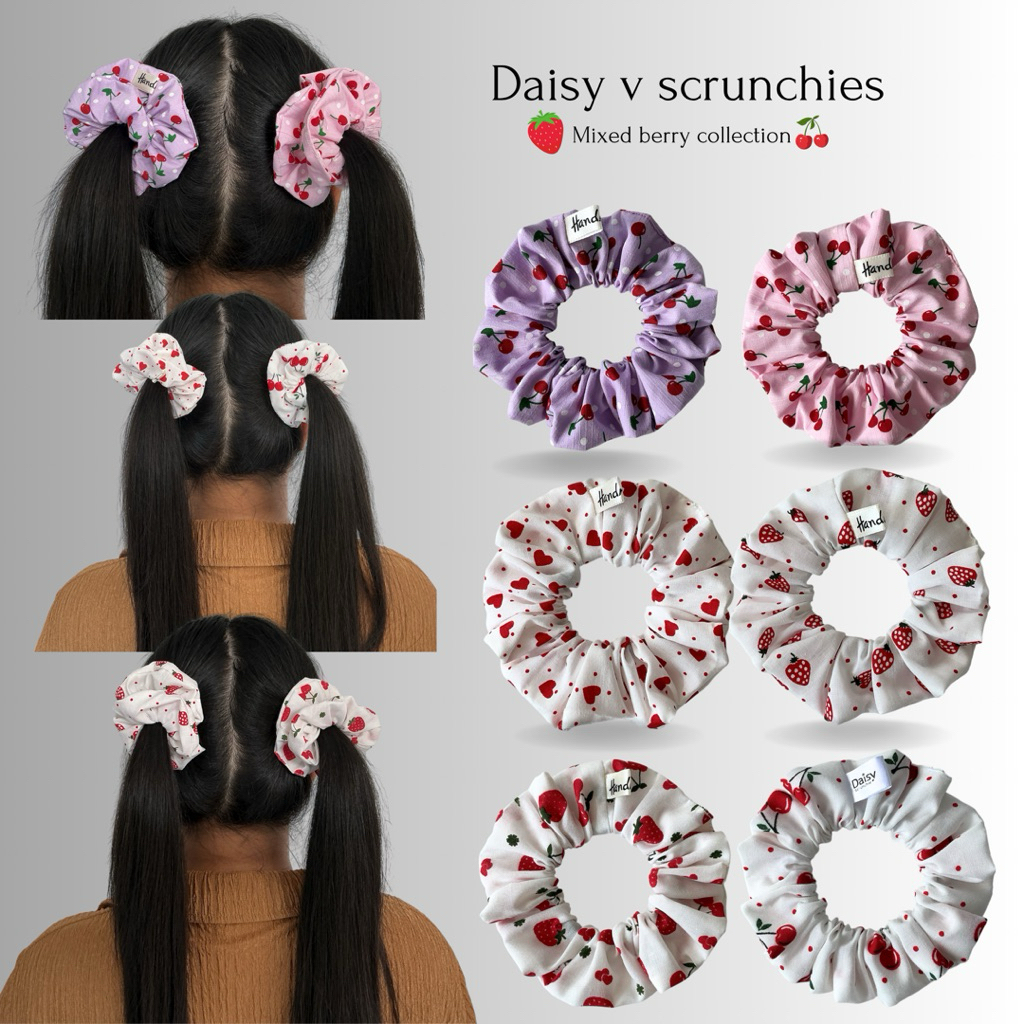 ยางรัดผม • Cherry Collection • คอตตอน • เชอร์รี่🍒