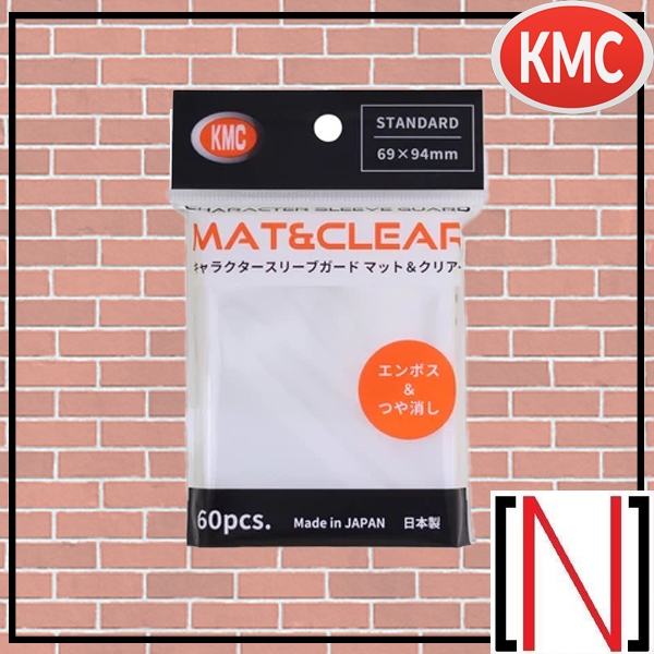 [Sleeve][ซองใส่การ์ด] ซองคลุม KMC Mat&Clear สีใส [MTG][Pokemon][FFTCG][Summoner][Fit]