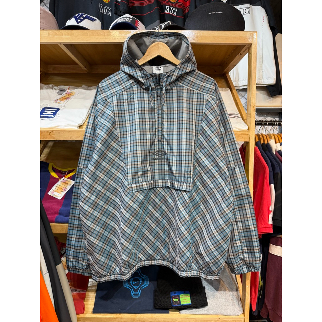 Umbro Checked Cagoule Windbreaker Jacket